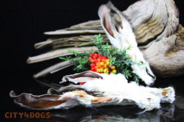 Kaninchenohren mit Fell Shop Waage